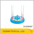 Battery operated plastic toy fishing pole with light OC0289397